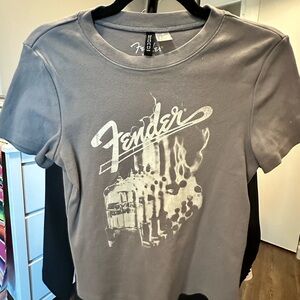 H&M Divided Gray Graphic Tee
